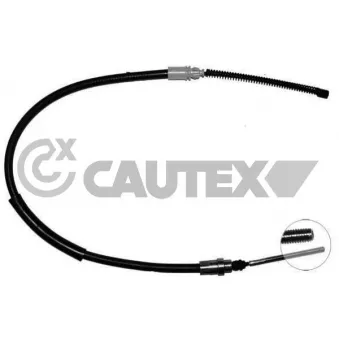 Tirette à câble, frein de stationnement CAUTEX 038247