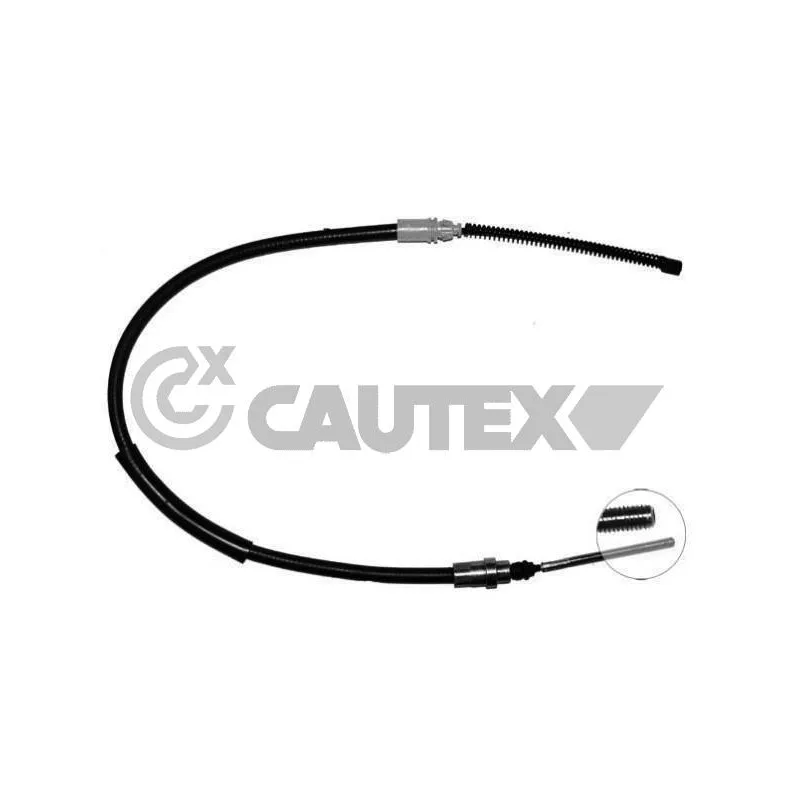 Tirette à câble, frein de stationnement CAUTEX 038247