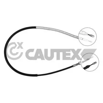 Tirette à câble, frein de stationnement CAUTEX 038256