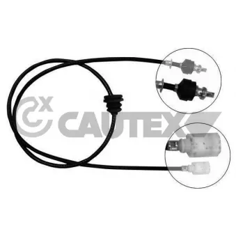 Câble flexible de commande de compteur CAUTEX 038281
