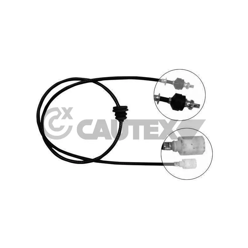 Câble flexible de commande de compteur CAUTEX 038281