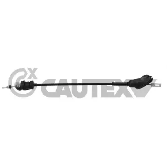 Tirette à câble, commande d'embrayage CAUTEX 038320