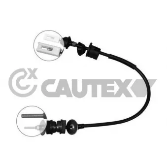 Tirette à câble, commande d'embrayage CAUTEX 038403