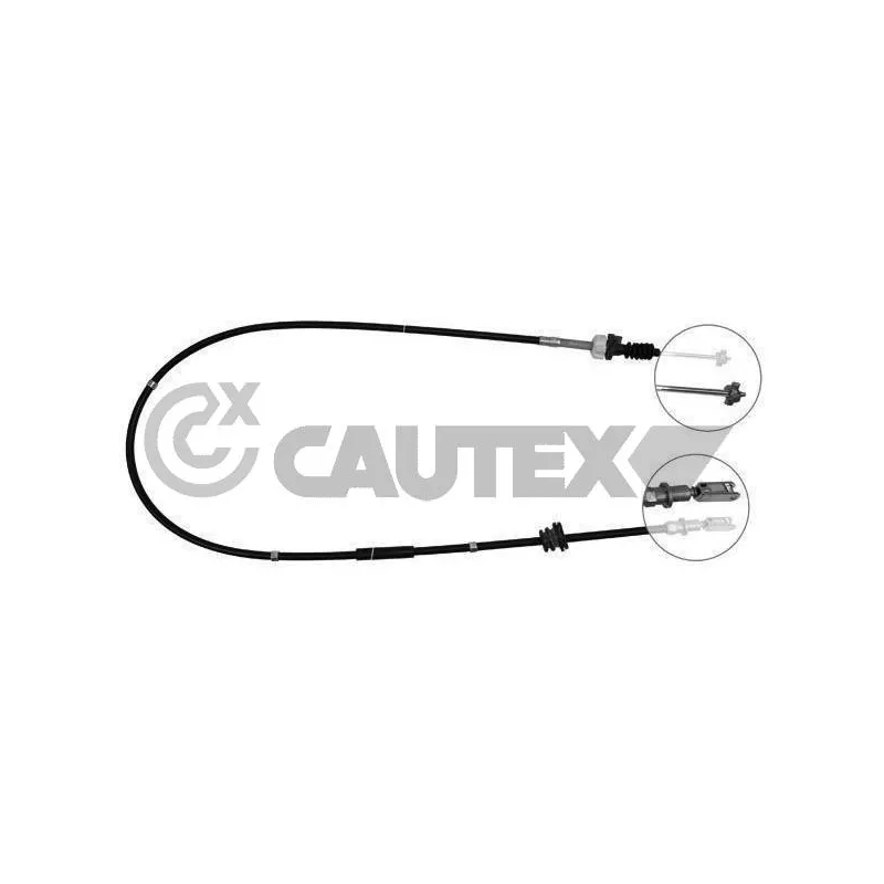Tirette à câble, commande d'embrayage CAUTEX 038434