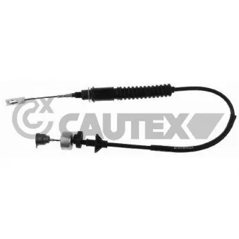 Tirette à câble, commande d'embrayage CAUTEX 038455
