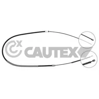 Tirette à câble, frein de stationnement CAUTEX 038473