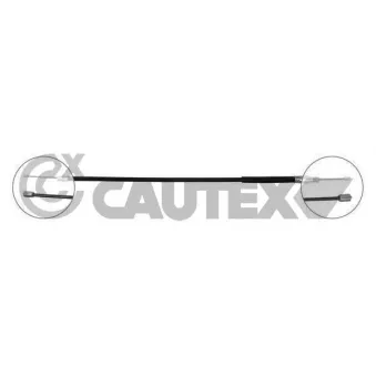 Tirette à câble, frein de stationnement CAUTEX 038507