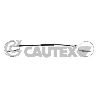 Tirette à câble, frein de stationnement CAUTEX 038509