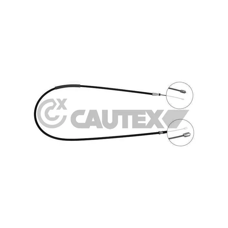 Tirette à câble, frein de stationnement CAUTEX 038518