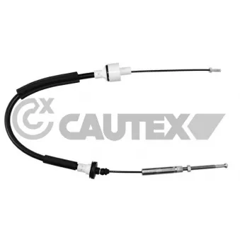 Tirette à câble, commande d'embrayage CAUTEX 080096