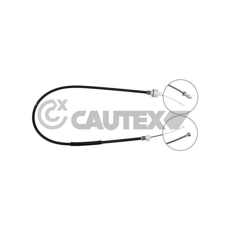 Tirette à câble, commande d'embrayage CAUTEX 081309