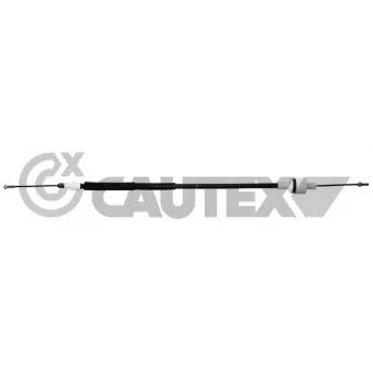Tirette à câble, commande d'embrayage CAUTEX 081312