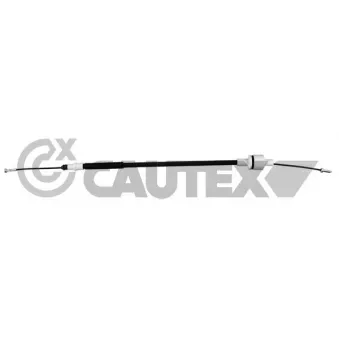 Tirette à câble, commande d'embrayage CAUTEX 083400