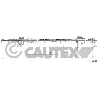 Câble d'accélération CAUTEX 085594