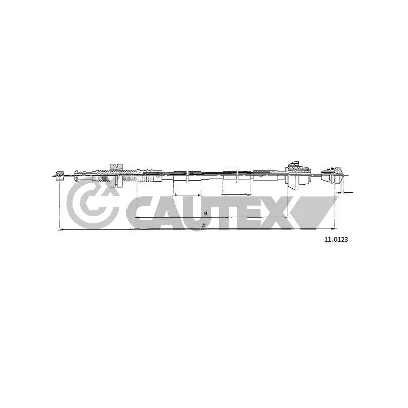 Câble d'accélération CAUTEX 085594