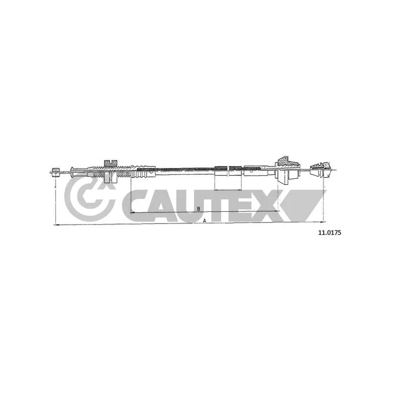 Câble d'accélération CAUTEX 088005