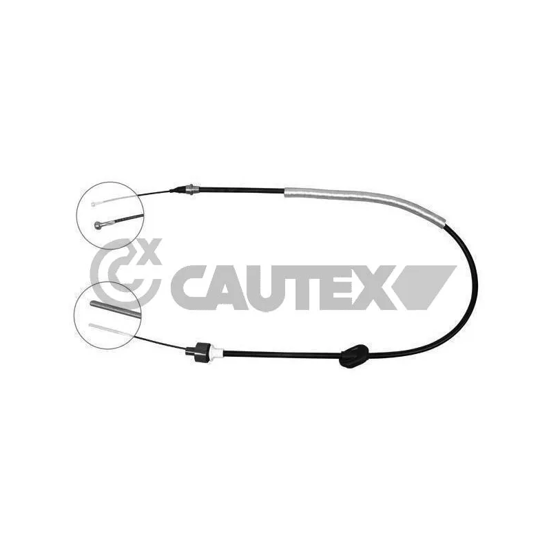 Tirette à câble, commande d'embrayage CAUTEX 088013