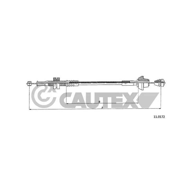 Câble d'accélération CAUTEX 088014