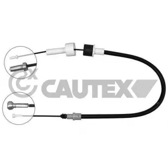 Tirette à câble, commande d'embrayage CAUTEX 088045