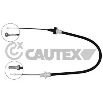 Tirette à câble, commande d'embrayage CAUTEX 088046