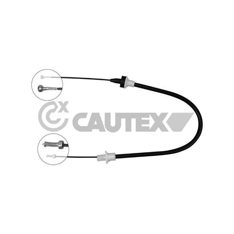Tirette à câble, commande d'embrayage CAUTEX 088046
