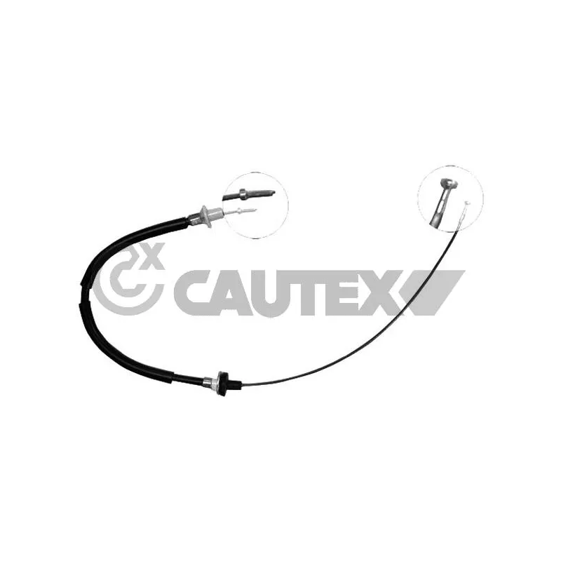 Tirette à câble, commande d'embrayage CAUTEX 088048