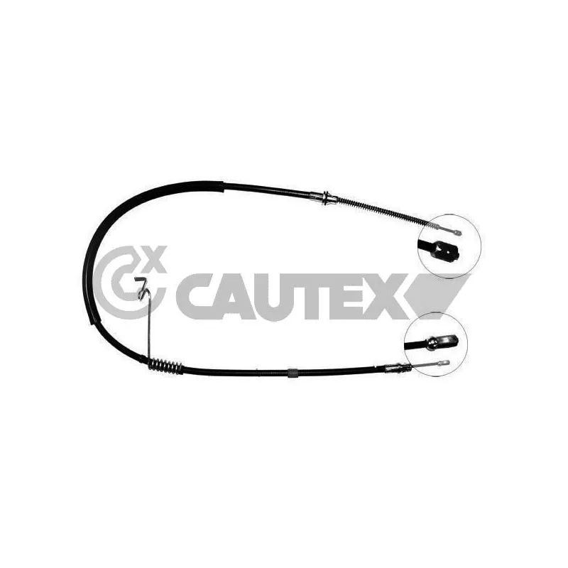 Tirette à câble, frein de stationnement CAUTEX 088053