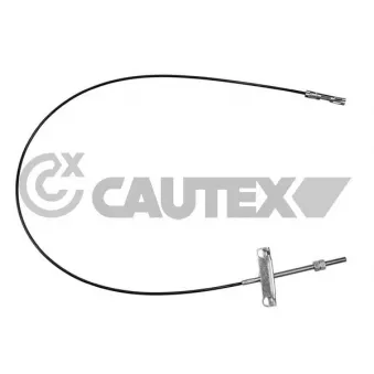 Tirette à câble, frein de stationnement CAUTEX 088078