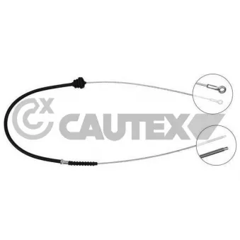 Tirette à câble, frein de stationnement CAUTEX 105153