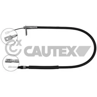 Tirette à câble, frein de stationnement CAUTEX 108003