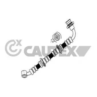 Flexible de frein avant gauche CAUTEX 160004