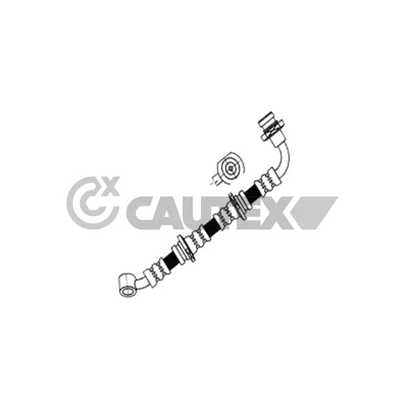 Flexible de frein avant gauche CAUTEX 160004