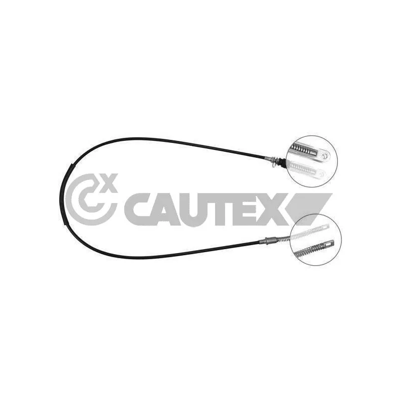 Tirette à câble, frein de stationnement CAUTEX 162939
