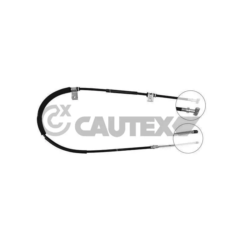 Tirette à câble, frein de stationnement CAUTEX 168214