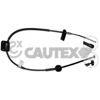 Tirette à câble, frein de stationnement CAUTEX 168218