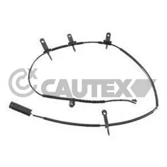 Contact d'avertissement, usure des plaquettes de frein CAUTEX 201522