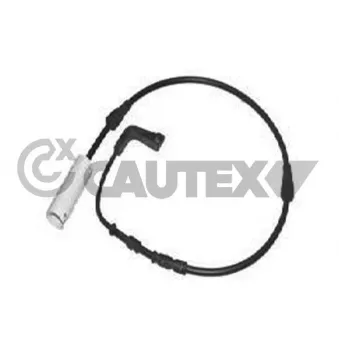 Contact d'avertissement, usure des plaquettes de frein CAUTEX 201634