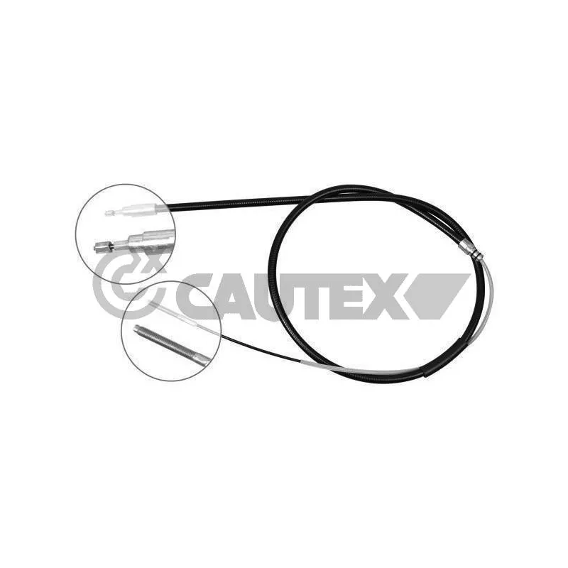 Tirette à câble, frein de stationnement CAUTEX 208004