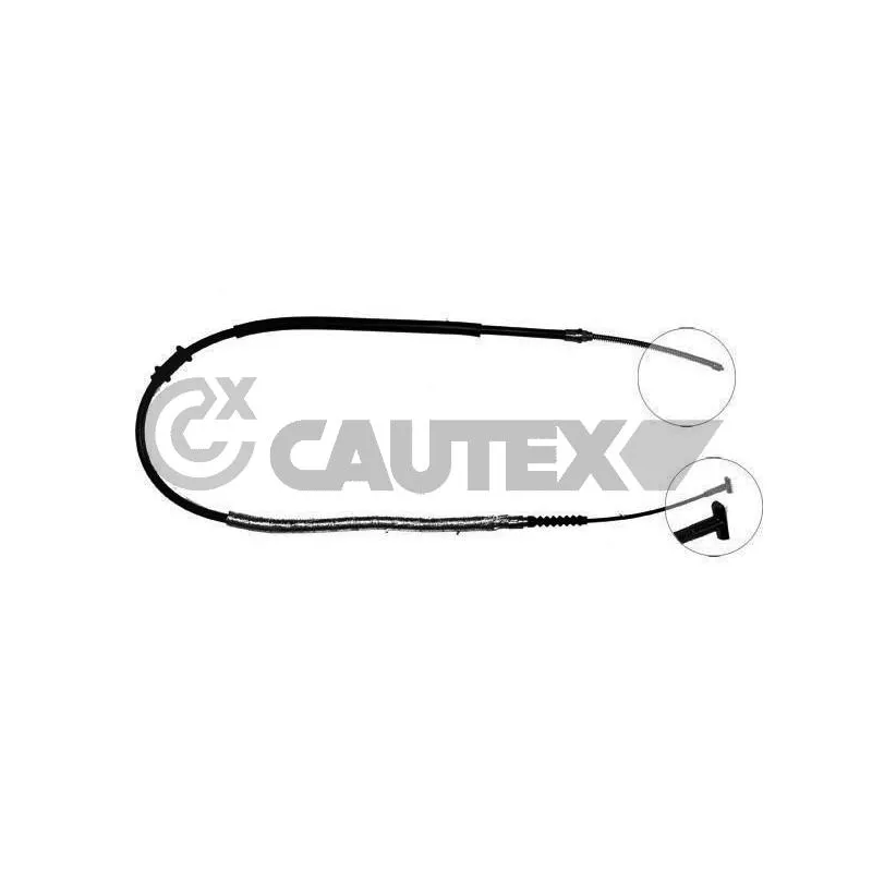 Tirette à câble, frein de stationnement CAUTEX 218004