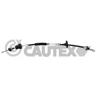 Tirette à câble, commande d'embrayage CAUTEX 238012