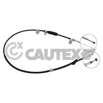 Tirette à câble, frein de stationnement CAUTEX 238013