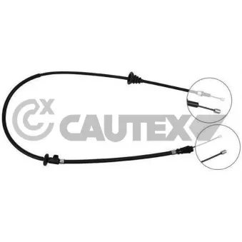 Tirette à câble, frein de stationnement CAUTEX