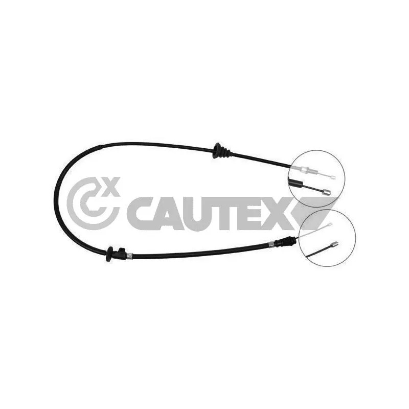 Tirette à câble, frein de stationnement CAUTEX 258008