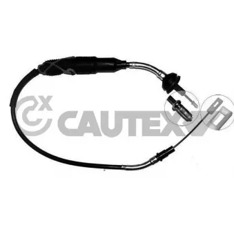 Tirette à câble, commande d'embrayage CAUTEX 460040