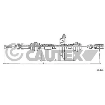 Câble d'accélération CAUTEX 465718