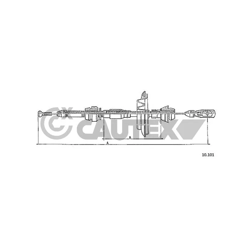 Câble d'accélération CAUTEX 465718
