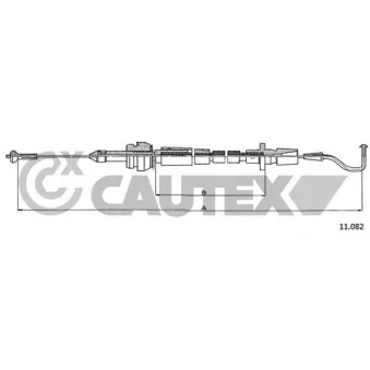 Câble d'accélération CAUTEX 466192