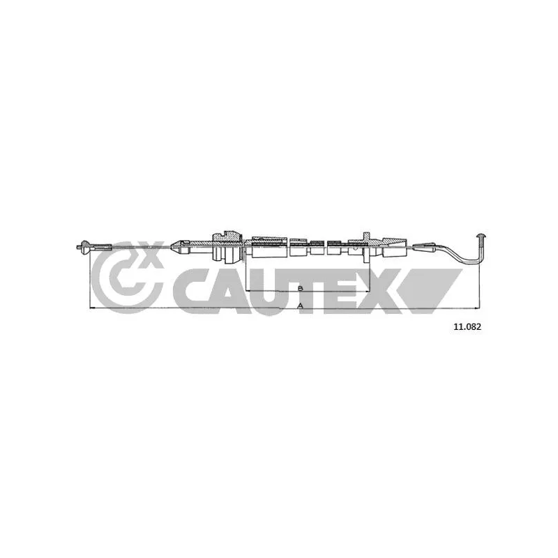 Câble d'accélération CAUTEX 466192