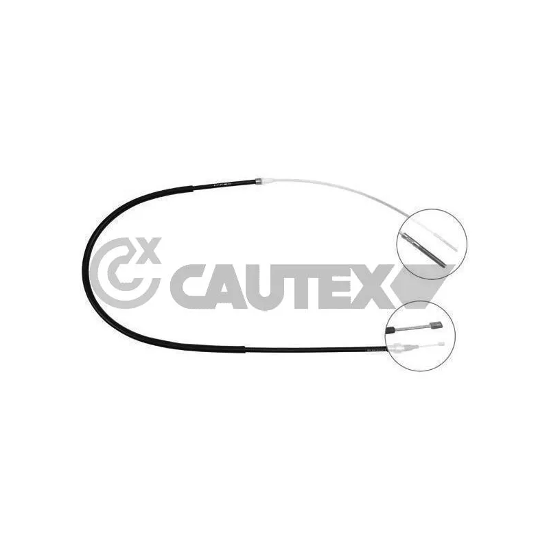 Tirette à câble, frein de stationnement CAUTEX 468021