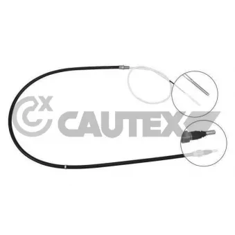 Tirette à câble, frein de stationnement CAUTEX 468031